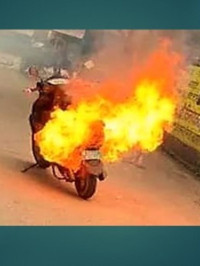Fire incidents in e-two wheelers