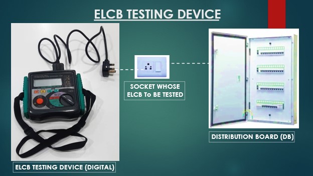 elcb trip test procedure
